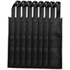 Cosmos 8 Pack Non-Woven Single Bottle Wine Tote Bag Holder, Reusable Gift Bag - Black