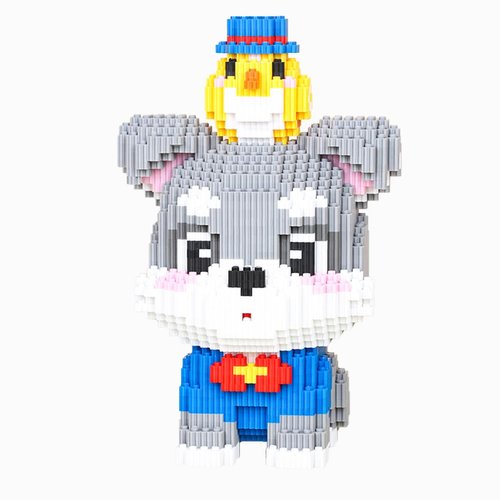 BDYDT Animal Dog Schnauzer Micro Building Blocks Set（3803PCS） Gift for Adults and Kids