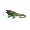 Fantarea Realistic Green Wild Animal Model Figures Lizard Figurines Party Favors Supplies Cake Toppers Decoration Collection Set Education Toys for Boys Girls Kid Toddlers