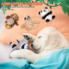 7 Pieces Dog Squeaky Toys Squeaky Hide and Seek Activity Puppy Chew Toys Plush Dog Toy Plush Stuffing Woodland Friends Stuffing with Squeakers for Small Medium Dogs Puppy Pets (Cute,Small)
