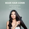 Clamp Hair Brush Double Sided Brush Straightening Detangler Comb,Smoothing Nylon Bristle Straightener Detangler Splint Comb,Hair Styling for Straightening Knotty Unkempt Hair
