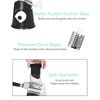 X Home Rotary Cheese Grater, Manual Cheese Grater with Handle, Mandoline Vegetables Slicer Cheese Shredder with Strong Suction Base, 3 Drum Blades Cheese Shredder Included, Black
