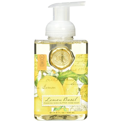 Michel Design Works Foaming Hand Soap, Lemon Basil, 17.8 Ounce