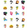 40 Summer Palm Trees Flip Flop Nail Art Decals