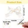 40 Pcs Mini Bow Hair Clips Satin Mini Bow Clips Small Bowknot Barrettes Hair Ribbon Alligator Clips Hair Bows for Girls Baby Women
