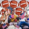27 Inch Football Balloons,6 Pcs Football Foil Balloons,Super Bowl Balloons,Football Party Balloons for Super Bowl Decor Tailgate Game Day Football Sport Themed Birthday Party Decorations Supplies