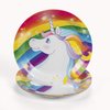 Fun Express Unicorn Rainbow Dessert Plates (8 pc)