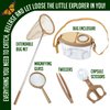 Montessori Mama Kids' Bug Catching Kit - Complete Insect Exploration Set with Habitat, Extendable Net, Magnifying Tools & Carry Strap - Educational Outdoor Adventure Gift