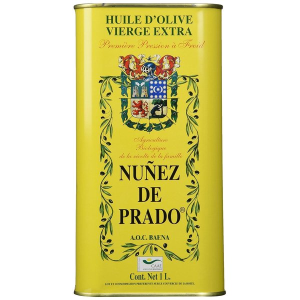 Nunez De Prado Extra Virgin Olive Oil Tin, 33.8 Ounce