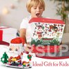 Christmas Advent Calendar 2024, Kids 6 in 1 Building Blocks, 24 Days Countdown Calendar Toys for Kids, Christmas Building Toys, Kids Christmas Gifts for Boys & Girls, Christmas Stocking Stuffers