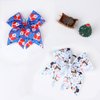 Christmas Hair Clips for Girls Xmas Santa Claus Elastic Hair Bands Christmas Hair Accessories (5 Pcs Christmas B)