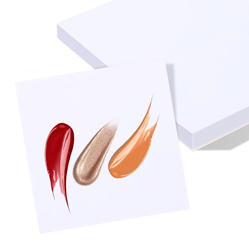 100 Sheets Disposable Nail Polish Palette Paper Portable Nail Art Mixing Palette Papers Waterproof Nail Polish Mixing Paper for Paint, Nail Polish Mixing Ink Smudge（2.95x2.95x2.25 in）