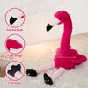 CozyWorld 13’’ Talking Flamingo Toy Repeat What You Said Interactive Cute Plush Toy Flamingo Stuffed Animals Birthday Gifts for Boys and Girls, Red