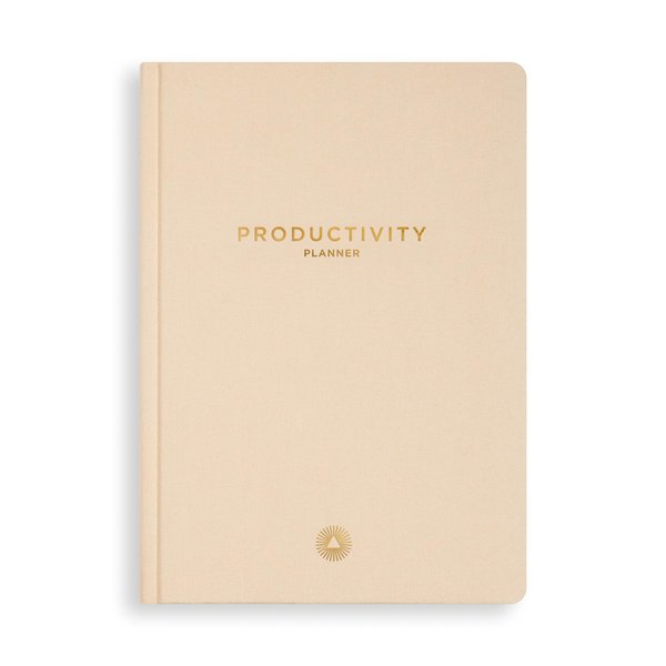 Intelligent Change - 3-Month Productivity Planner, Productivity Tools for Time-Management and Mindfulness, Daily To-Do List, A5 Undated Quarterly Planner, Beige (Beige)