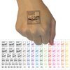 Sydney Opera House Australia Destination Travel Temporary Tattoo Water Resistant Fake Body Art Set Collection - Black (One Sheet)