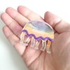 Jellyfish Claw Clip,Acetate Hair Clip,Small Hair Clips for Women
