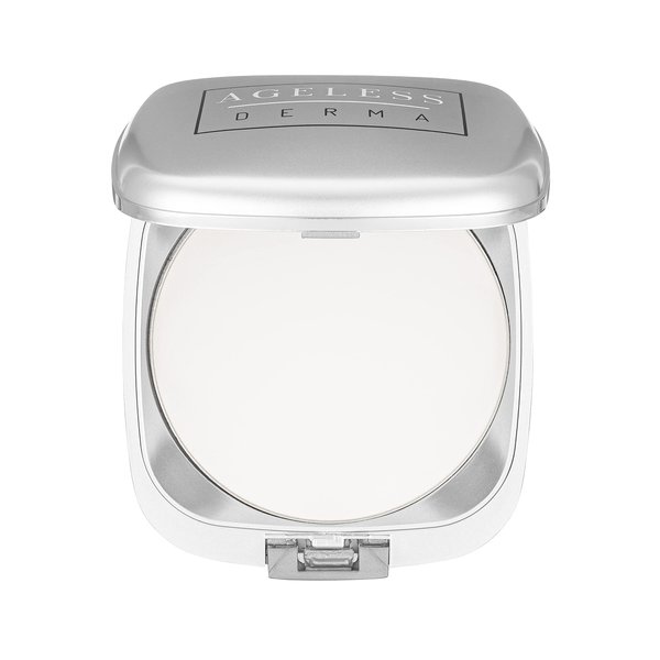 Ageless Derma Vegan Mineral Pressed Setting Powder Makeup- A translucent HD Face Finishing baking white Powder Foundation for oily skin