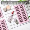 Manga Lashes Natural Look Anime False Eyelashes Wispy False Lashes 3D Eye Lashes Pack 15mm Volume Fake Eyelashes 10 Pairs Korean Lashes CORUSCATE