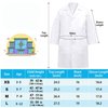 ERDOGLY Doctor Costume for Kids, Kids Lab Coat with Stethoscope, Toddler Doctor Coat Scientist Dress up, Career Day Costume for Boys Girls, Halloween Doctor Role Play Gift