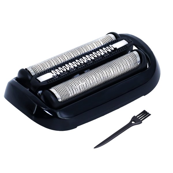 53B Shaver Head Replacement Compatible with Braun 5 Series 6 Series Shavers, Electric Shaver Head Replacement Foil and Cutter for 5020s, 5018s, 5050cs, 6020s, 50-R1000s (Attached Cleaning Brush)