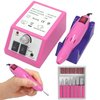 FATUXZ Electric Nail Drill Machine 20000 RPM, Acrylic Nail Tools for Thick Nails File Kit, Gel Nails Manicure Pedicure Polisher Sets for Home Salon Use