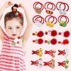 30 pcs Christmas Hair Clips,Christmas Hair Accessories for Holiday Party Supplies, Star Xmas Tree Snowman Santa Hair Pins for Girls Women Toddler