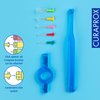 Curaprox Interdental Brushes Prime Start Mixed Set, CPS 06 + CPS 07 + CPS 08 + CPS 09 + CPS 11 + UHS 409 Brush Holder + UHS 470 Brush Holder, Blue