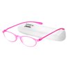 Calabria 719 Flexie Oval Reading Glasses +6.00 Fuchsia Men/Women Bendable One Power Readers TR90 Flexible