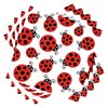 40Pcs Ladybug Decorations Paper Napkins Disposable Party Napkins Set Ladybug Paper Luncheon Napkins Ladybug Theme Party Supplies