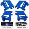 hopsupRC RC Straps Tall Battery Hold-Downs Upgrades Part for X-Maxx 6S 8S,Aluminium Tall Battery Holder Mount Hold Down Hops Up,Navy Blue