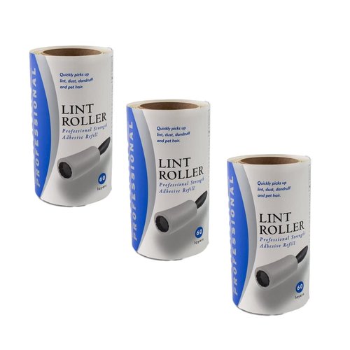 Evercare Extra Sticky Roller Refill, 180 Sheets, 60 Count (Pack of 3)