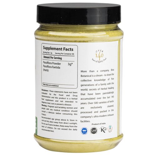 bixa BOTANICAL Passiflora Foetida Powder – 200g / 7 Oz (Passion Flower) | Pure & Natural Herbal Supplement