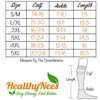 HealthyNees 2 Pairs Set Closed Toe 20-30 mmHg Zipper Compression Fatigue Swelling Circulation Knee Length Socks (2XL)