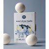 Woolzies Wool Dryer Balls Organic: Our Big Wool Spheres are the Best fabric softener | 6-Pack XL Dryer Balls for Laundry is Made with New Zealand Wool | Use Laundry Balls for Dryer with Essential Oils