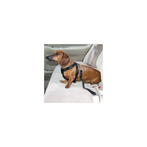 HDP Car Harness Dog Safety Seat Belt Gear Travel System Color:Black