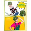 Cotiny 48 Pack Kids Army Helmets Plastic Camouflage Hats Soldier Costume Caps for Children Halloween Costume Accessories Camo Party Supplies