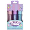 iscream Cotton Candy Carnival 3-piece Lip Gloss Set with Berry, Vanilla & Strawberry Scents