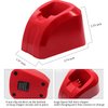 Hair Clippers Charging Stand, Kaynway Professional Clipper Charging Dock Storage Station Base for Wahl 5-Star Magic Clip Senior 100th Anniversary Soul Sterling-4 Detailer Cordless Clipper (Red)