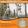 STIX-ON Twisted Sisal Rope – 50' X 1/4" Sisal Twine – Multipurpose Rope for Cat Scratcher, DIY Projects, Gardening, Arts & Crafts – Industrial Strength Natural Sisal String Rope (1/4 Inch X 50 Feet)