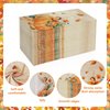 Homlouue 100 Pcs Fall Napkins, 3 Ply Thanksgiving Napkins Pumpkins Autumn Leaves Paper Napkins, Disposable Fall Pumpkins Paper Guest Towels for Thanksgiving Harvest Party Table Decor Dinner Bathroom