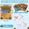 Nezyo 24 Pieces Mini Dinosaur Coloring Books Dino Painting Drawing Book Small Color Booklets Party Favors Coloring Book Designs Creative Activity Birthday Party Supplies