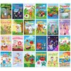 Aannanl 24 Mini Coloring Books Suitable for Children Aged 2-4 and 4-8，Small Party Gifts, Bulk Birthday Gifts, Gift Bag fillers, School Classroom Activities Including Dinosaurs, Pets, Mermaids