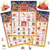 Liliful 35 Pcs Carnival Party Games 24 Players Circus Bingo Games Carnival Party Bingo Cards for Boys Girls Adults Family Classroom Activities Carnival Birthday Party Favors Supplies