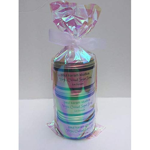 Virgin Coconut Sugar Scrub, 3.4 oz, 3 per pack Christmas Holiday Beauty Gift