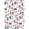 Cutieful Knit Therapeutic 10-18 mmHg Graduated Compression Socks (Fourth of July)