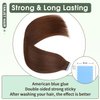 TANJET Tape in Extensions Human Hair 18 Inch 50g/Pack 20pcs Straight Remy Human Hair Tape in Extensions #4 Chocolate Brown Seamless Skin Weft Tape in Human Hair Extensions (#4 18 Inch 20pcs 50g/Pack)