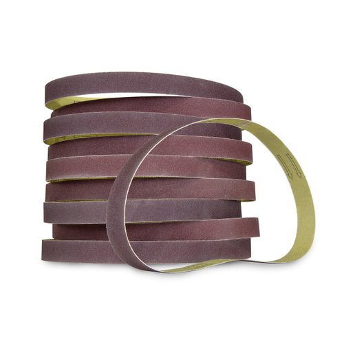 WEN 6515SP240 240-Grit 1 x 30" Sanding Belt Sandpaper (10 Pack)