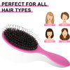 Extension Brush,Detangler Massage Hair Brush Professional Detangle Natural Bristle Cushion Nylon Brush Comb Soft Bristle Hairbrushes for Women