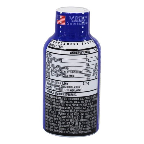 Stacker 2 Blue Raspberry B12 Energy Shot (12 Pack)