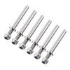 uxcell 5/32 Inch Diameter x 1.7 Inch Length Landing Gear Steel Axle Shaft Drive Axle with Nuts for RC Airplane - 6PCS